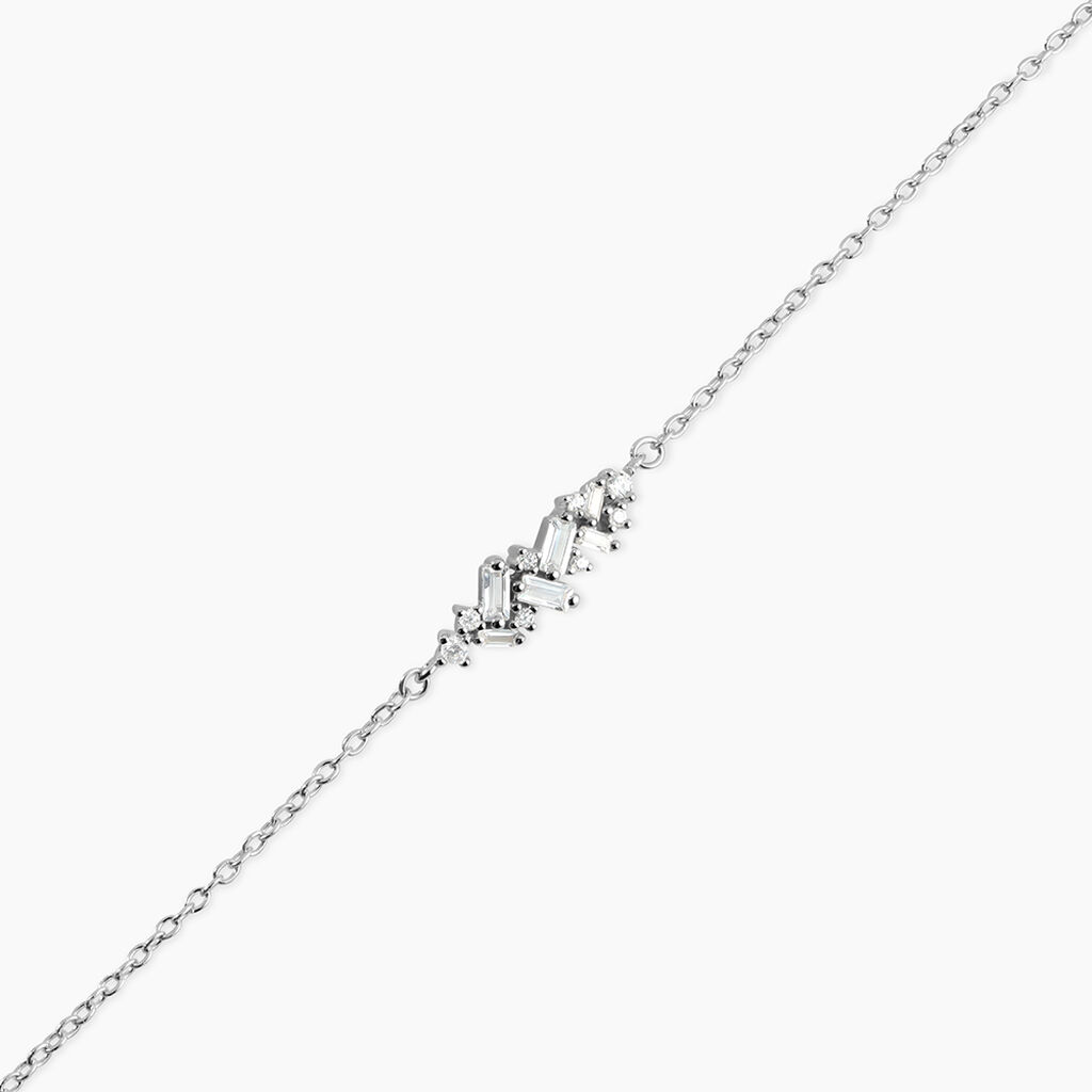 Bracelet Rio Argent Blanc Oxyde De Zirconium - Bracelets Femme | Histoire d&rsquo;Or
