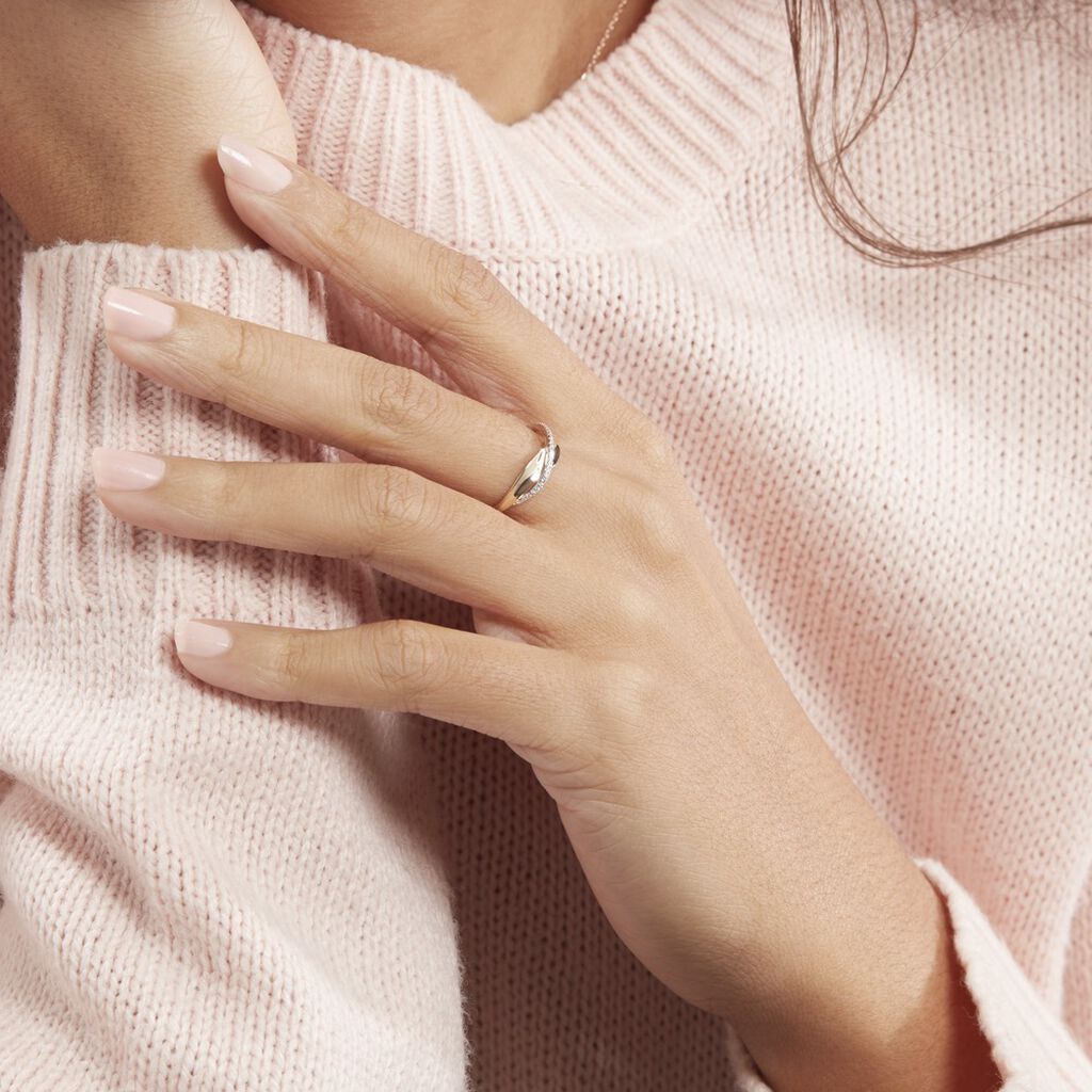 Bague Camelia Or Jaune Diamant - Bagues avec pierre Femme | Histoire d’Or