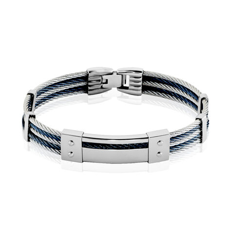 Bracelet Jourdan Herens Acier Blanc - Bracelets Homme | Histoire d’Or