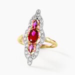 Bague Marchionessa Or Jaune Oxyde De Zirconium - Bagues solitaires Femme | Histoire d&rsquo;Or