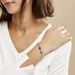 Bracelet Argent Blanc Fallone Ambres - Bracelets Femme | Histoire d’Or
