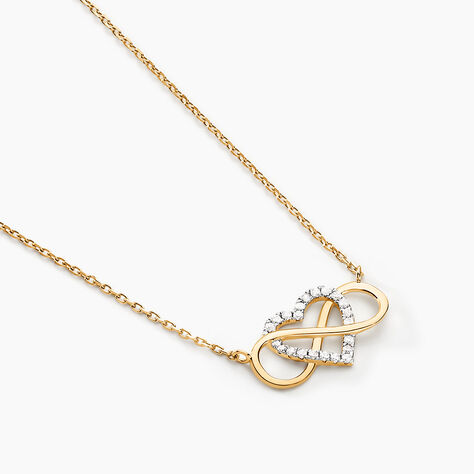 Collier Lacey Or Bicolore Oxyde De Zirconium - Colliers Femme | Histoire d’Or