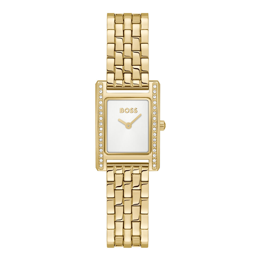Montre Boss Lucy Precious Blanc - Id&eacute;es cadeaux Femme | Histoire d&rsquo;Or