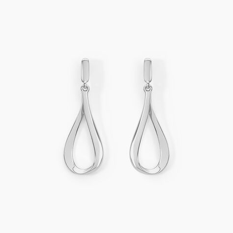 Boucles D'oreilles Pendantes Sila Argent Blanc - Boucles d'oreilles fantaisie Femme | Histoire d’Or