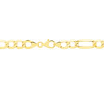 Collier Or Jaune Maille Altern&eacute;e - Chaines Homme | Histoire d&rsquo;Or