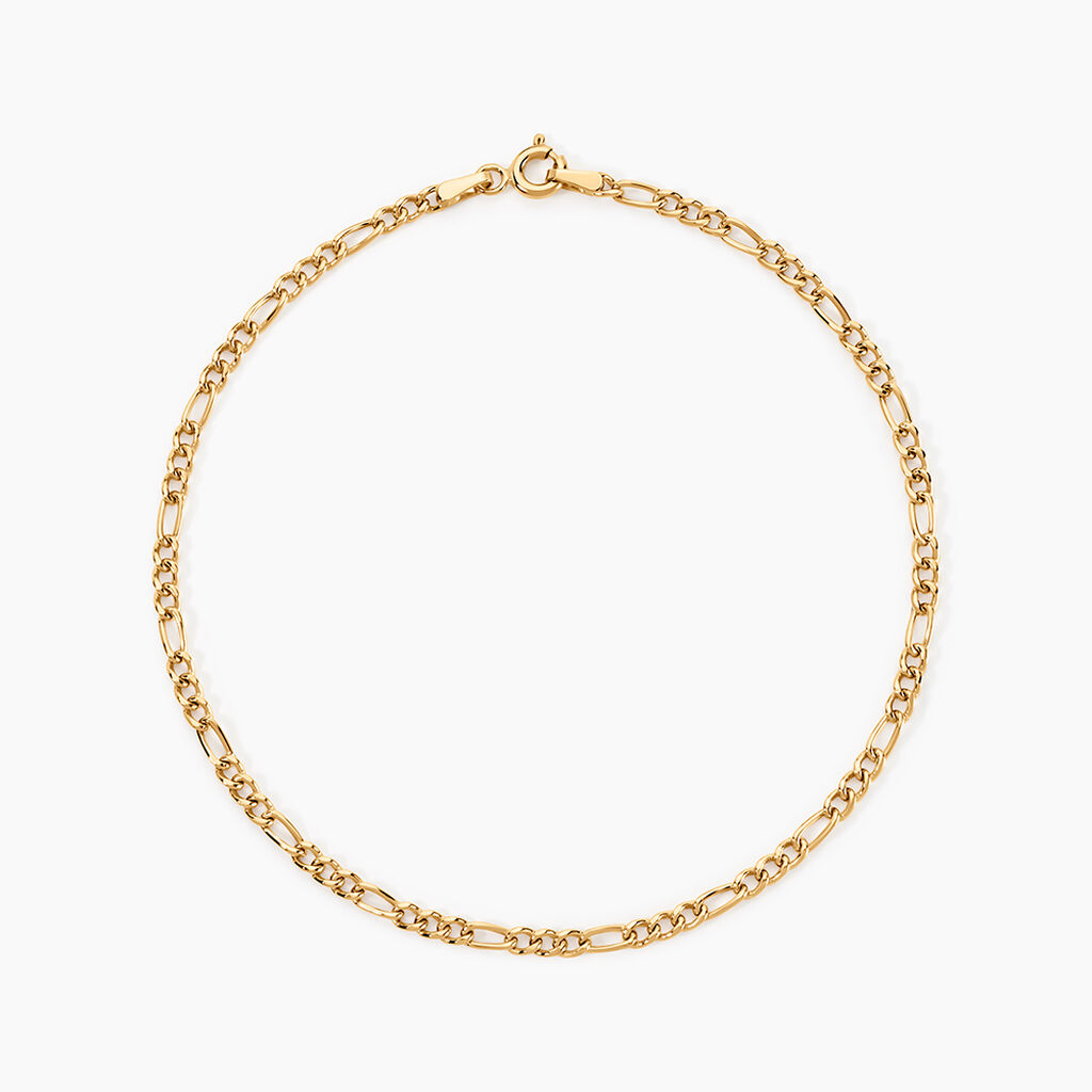 Bracelet Or Jaune Cameo - Bracelets cha&icirc;ne Femme | Histoire d&rsquo;Or