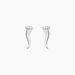 Boucles D'oreilles Puces Amalthee Argent Blanc Oxyde De Zirconium - Boucles d'oreilles fantaisie Femme | Histoire d’Or
