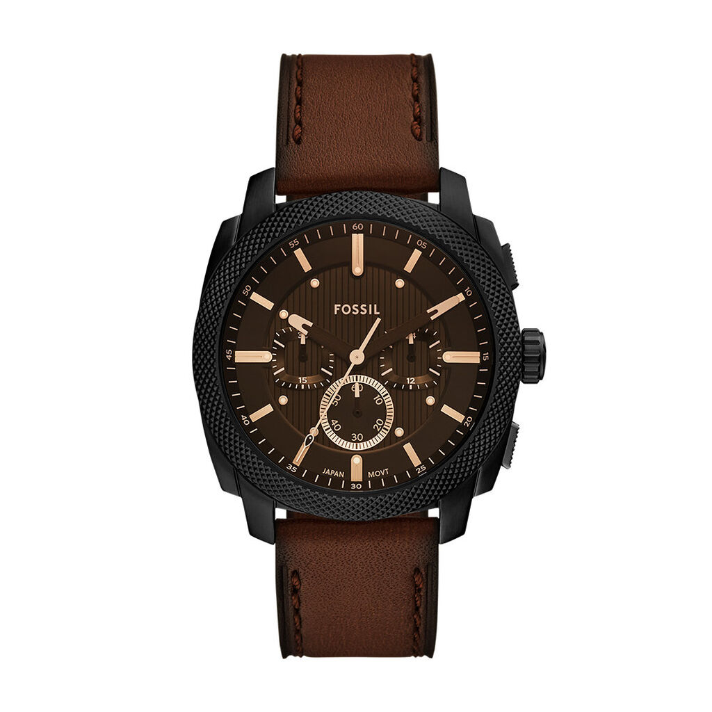 Montre Fossil Machine Noir - Montres Homme | Histoire d&rsquo;Or
