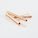 Boucles D'oreilles Puces Pink Or Rose - Clous d'oreilles Femme | Histoire d&rsquo;Or