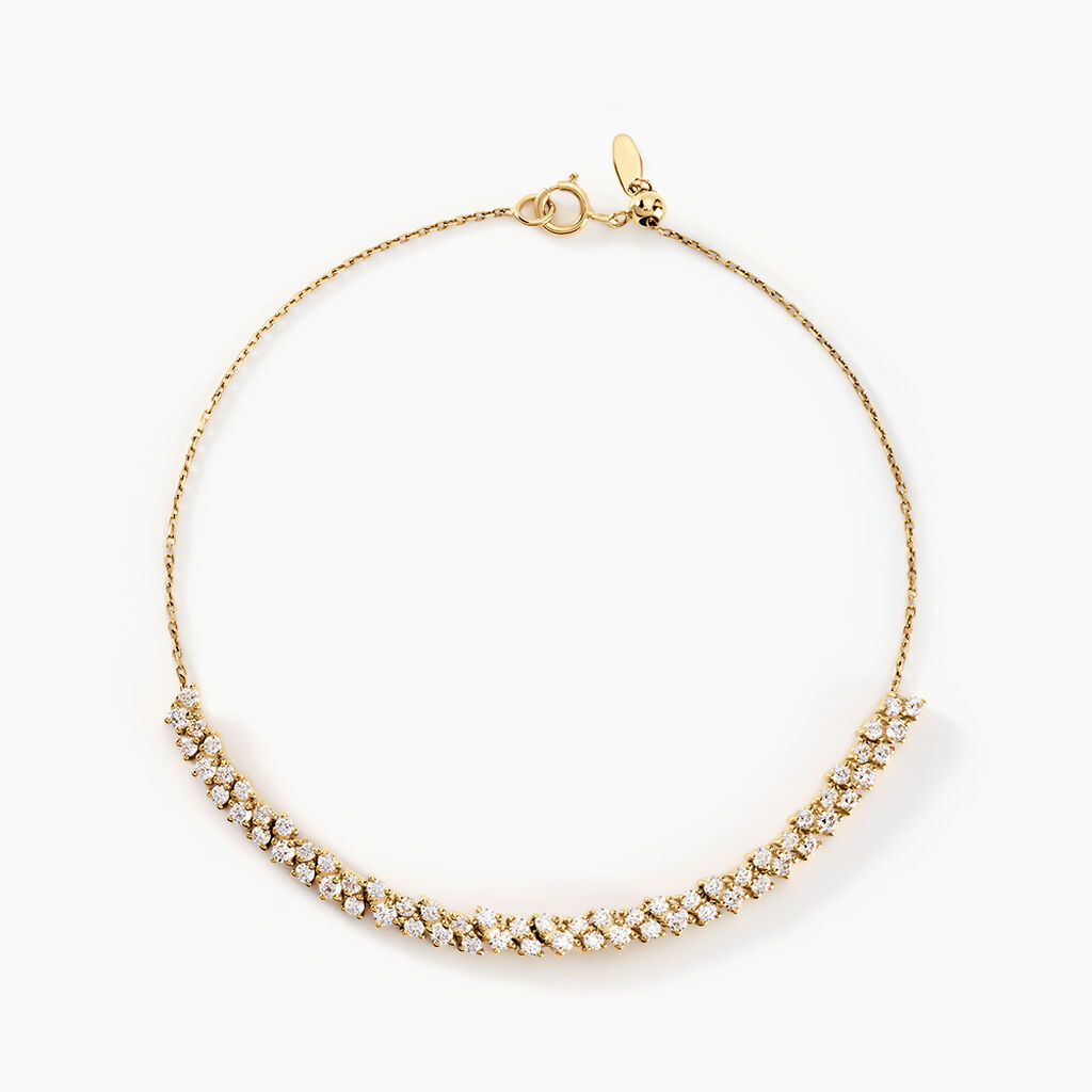 Bracelet Orion Or Jaune Oxyde De Zirconium - Bracelets Femme | Histoire d’Or