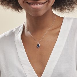 Collier Argent Sphinx Pierre - Colliers Coeur Femme | Histoire d’Or