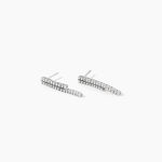 Boucles D'oreilles Pendantes River Or Blanc Diamant - Boucles d'oreilles pendantes Femme | Histoire d&rsquo;Or