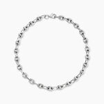 Bracelet Maille Argent Carrus - Bracelets cha&icirc;ne Homme | Histoire d&rsquo;Or