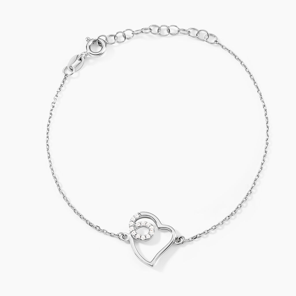 Bracelet Soa Argent Blanc Oxyde De Zirconium - Bracelets Femme | Histoire d&rsquo;Or