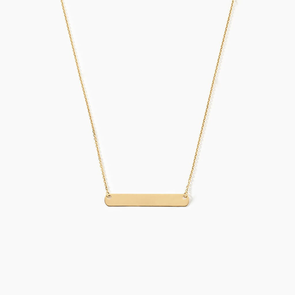 Collier Beavis Or Jaune - Cadeaux de naissance Femme | Histoire d’Or