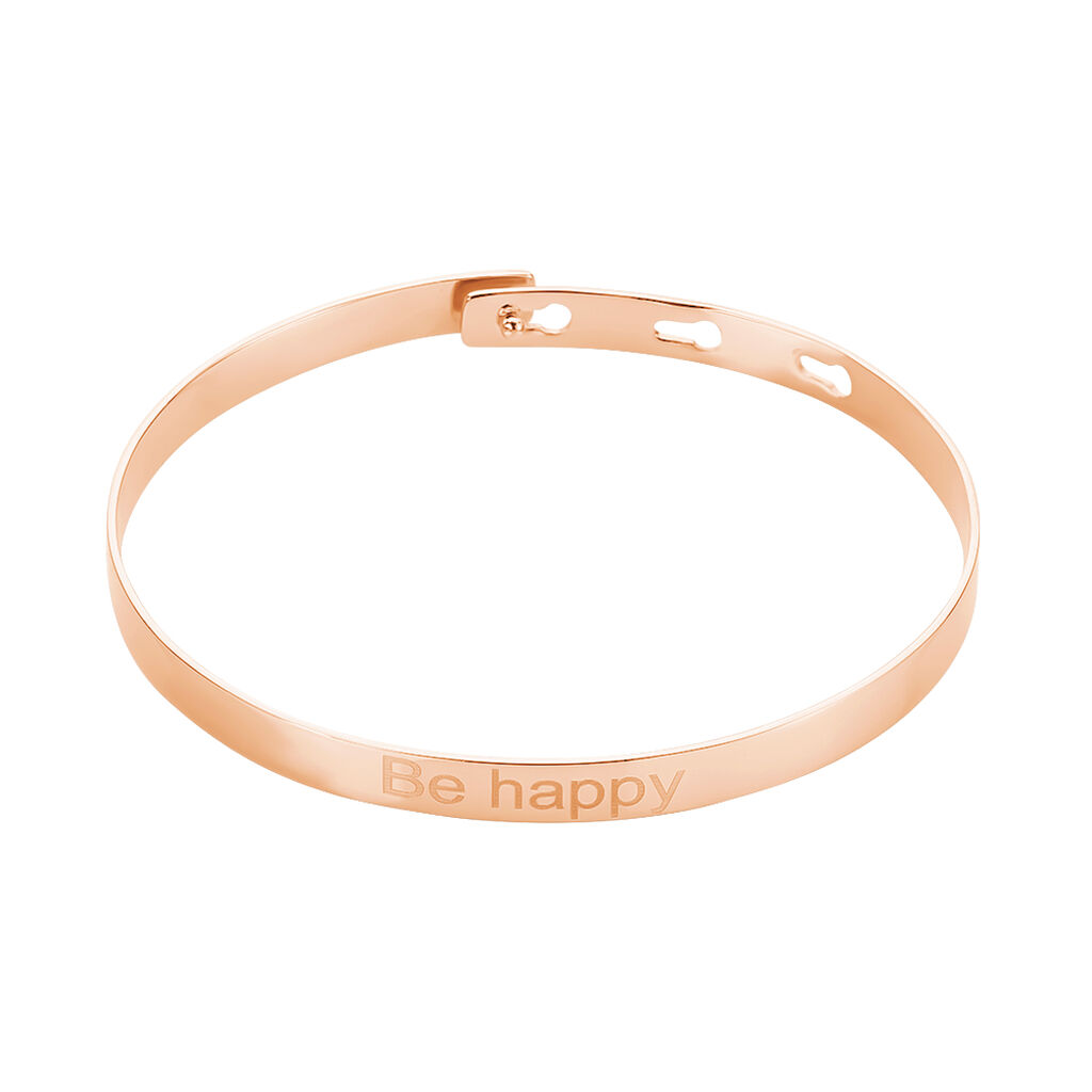 Bracelet Jonc Gravita Argent Rose - Bracelets fantaisie Femme | Histoire d’Or