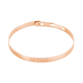 Bracelet Jonc Gravita Argent Rose - Bracelets fantaisie Femme | Histoire d’Or