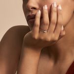 Bague Solitaire Servana Or Jaune Oxyde De Zirconium - Bagues solitaires Femme | Histoire d&rsquo;Or