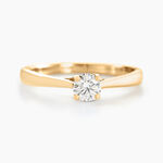 Bague Solitaire Or Jaune Aphrodite Diamant - Bagues solitaires Femme | Histoire d&rsquo;Or