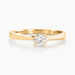 Bague Solitaire Or Jaune Aphrodite Diamant - Bagues solitaires Femme | Histoire d’Or