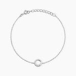 Bracelet Katrina Argent Blanc Oxyde De Zirconium - Bracelets Femme | Histoire d&rsquo;Or