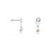Boucles D'oreilles Pendantes Anilie Argent Blanc Perle D'imitation - Boucles d'oreilles fantaisie Femme | Histoire d’Or