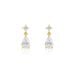 Boucles D'oreilles Pendantes Faas Or Jaune Oxyde De Zirconium - Boucles d'oreilles pendantes Femme | Histoire d’Or