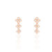 Bijoux D'oreilles Angellina Argent Rose Oxyde De Zirconium - Boucles d'oreilles fantaisie Femme | Histoire d’Or