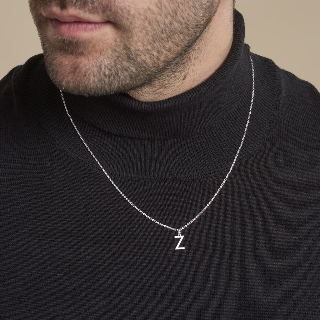 Pendentif Ionia Lettre Or Blanc - Pendentifs Famille | Histoire d’Or