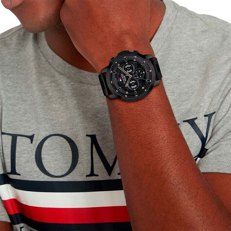 Montre Tommy Hilfiger Noir - Montres Homme | Histoire d’Or