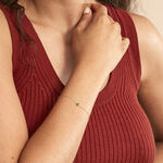 Bracelet Or Jaune Onora Emeraude - Bracelets Femme | Histoire d&rsquo;Or