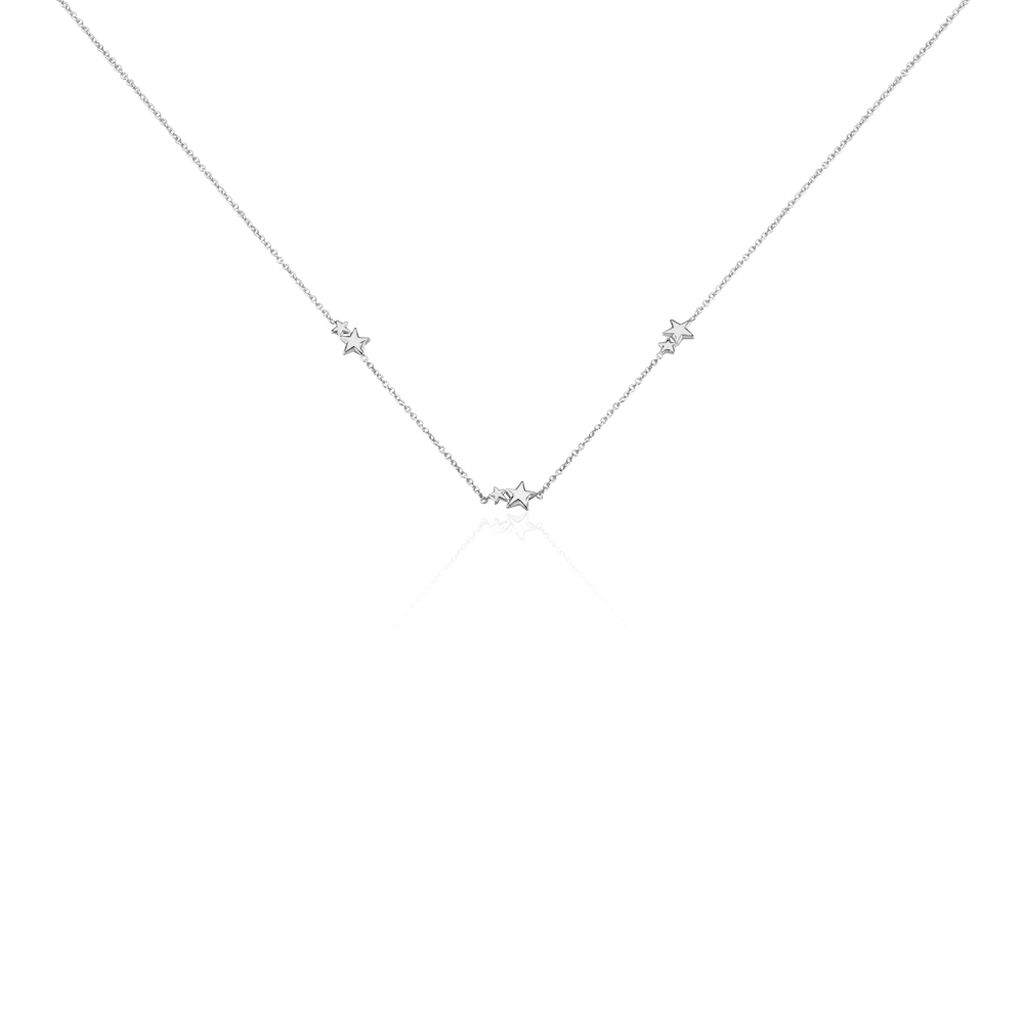 Collier Argent Blanc Astria - Colliers fantaisie Femme | Histoire d’Or