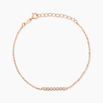 Bracelet Aryles Argent Rose Oxyde De Zirconium - Bracelets Femme | Histoire d&rsquo;Or