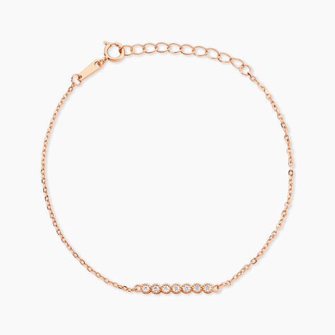 Bracelet Aryles Argent Rose Oxyde De Zirconium - Bracelets Femme | Histoire d&rsquo;Or