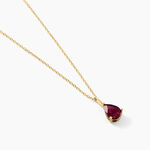 Collier Rhodolite Fever Or Jaune Rhodolite - Id&eacute;es cadeaux Femme | Histoire d&rsquo;Or