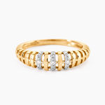 Bague Hamo Or Jaune Diamant - Bagues avec pierre Femme | Histoire d&rsquo;Or