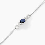 Bracelet Oceania Or Blanc Saphir Et Diamant - Bracelets Femme | Histoire d&rsquo;Or