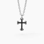 Collier Jodoc Acier Blanc - Colliers fantaisie Homme | Histoire d&rsquo;Or