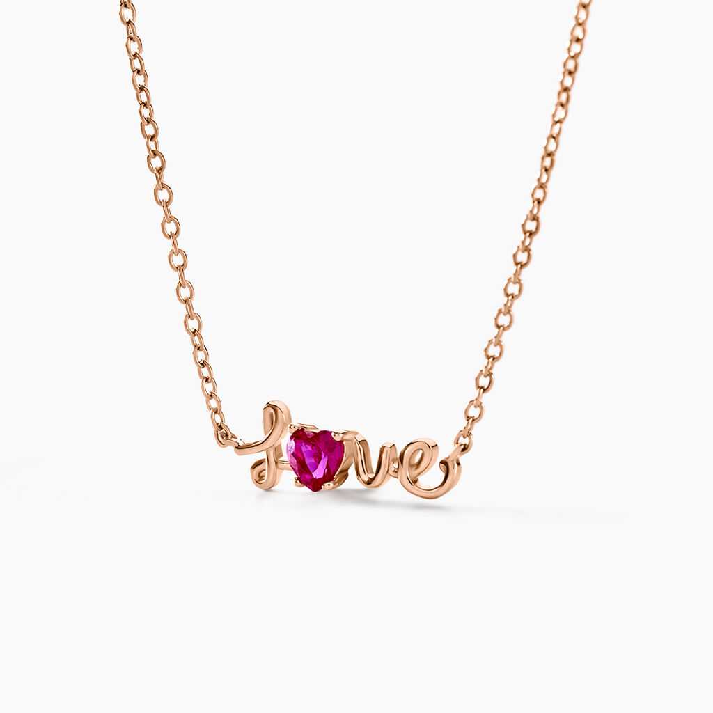 Collier Olufe Argent Rose Oxyde De Zirconium - Colliers fantaisie Femme | Histoire d’Or