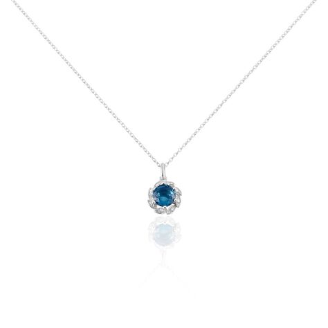 Collier Argent Blanc Clover Verre Oxydes De Zirconium - Colliers fantaisie Femme | Histoire d’Or