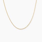 Cha&icirc;ne Ixia Maille Gourmette Diamantee Or Jaune - Chaines Femme | Histoire d&rsquo;Or