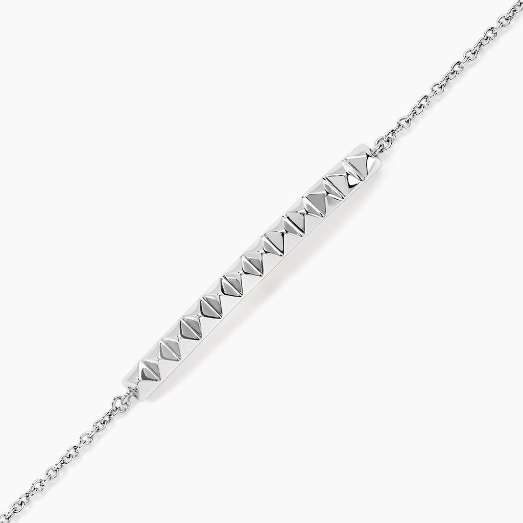 Bracelet Silva Argent Blanc - Bracelets Famille | Histoire d&rsquo;Or