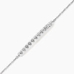 Bracelet Silva Argent Blanc - Bracelets Famille | Histoire d&rsquo;Or