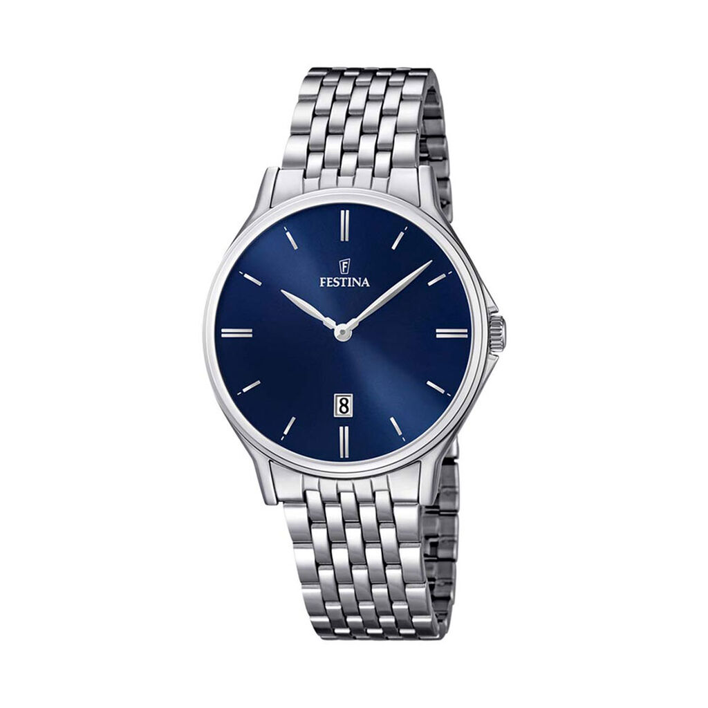 Montre Festina Classics Bleu - Montres Homme | Histoire d&rsquo;Or