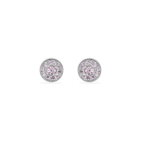 Boucles D'oreilles Puces Auxana Argent Blanc Oxyde De Zirconium - Boucles d'oreilles fantaisie Femme | Histoire d’Or