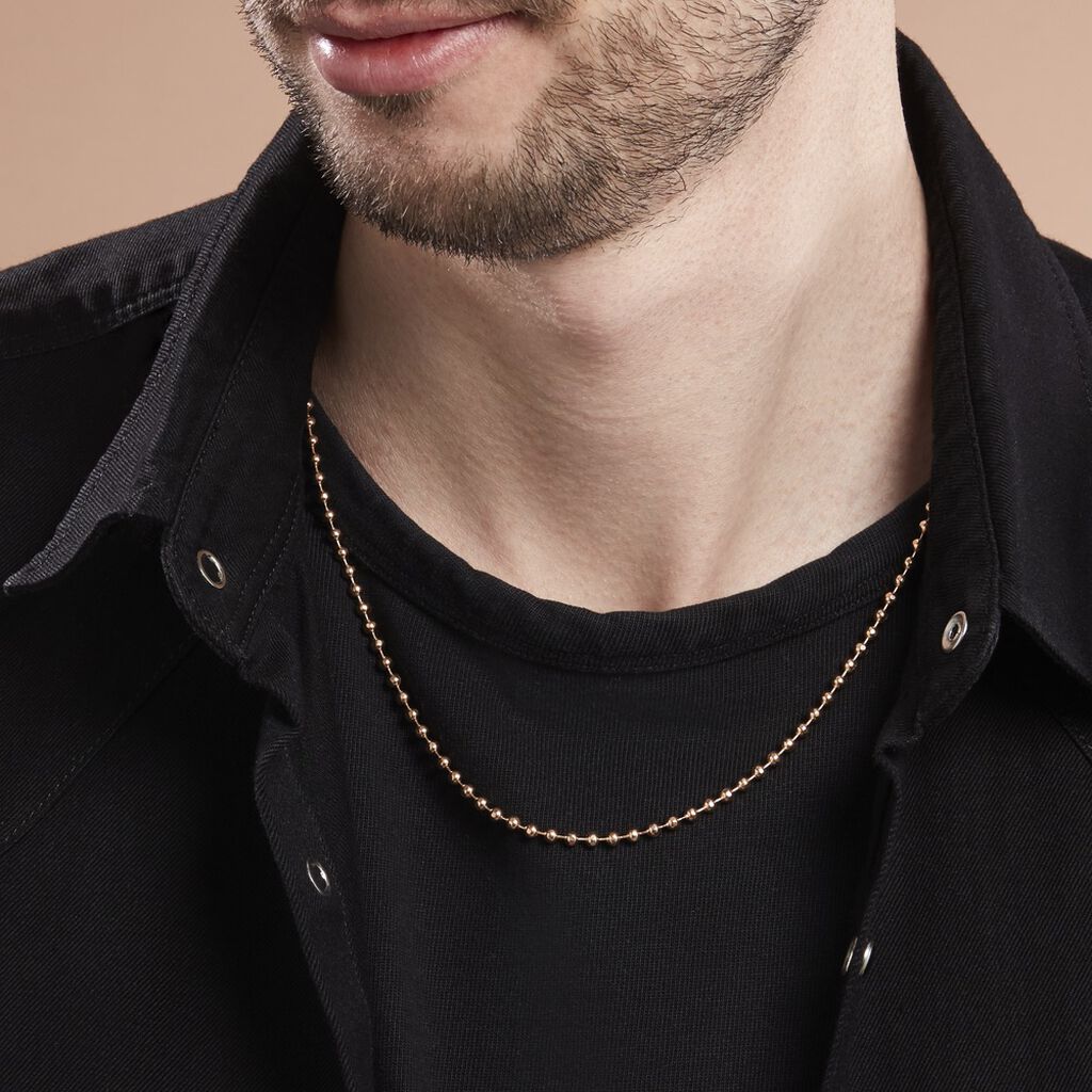 Collier Plaqué Or Jaune - Chaines Homme | Histoire d’Or
