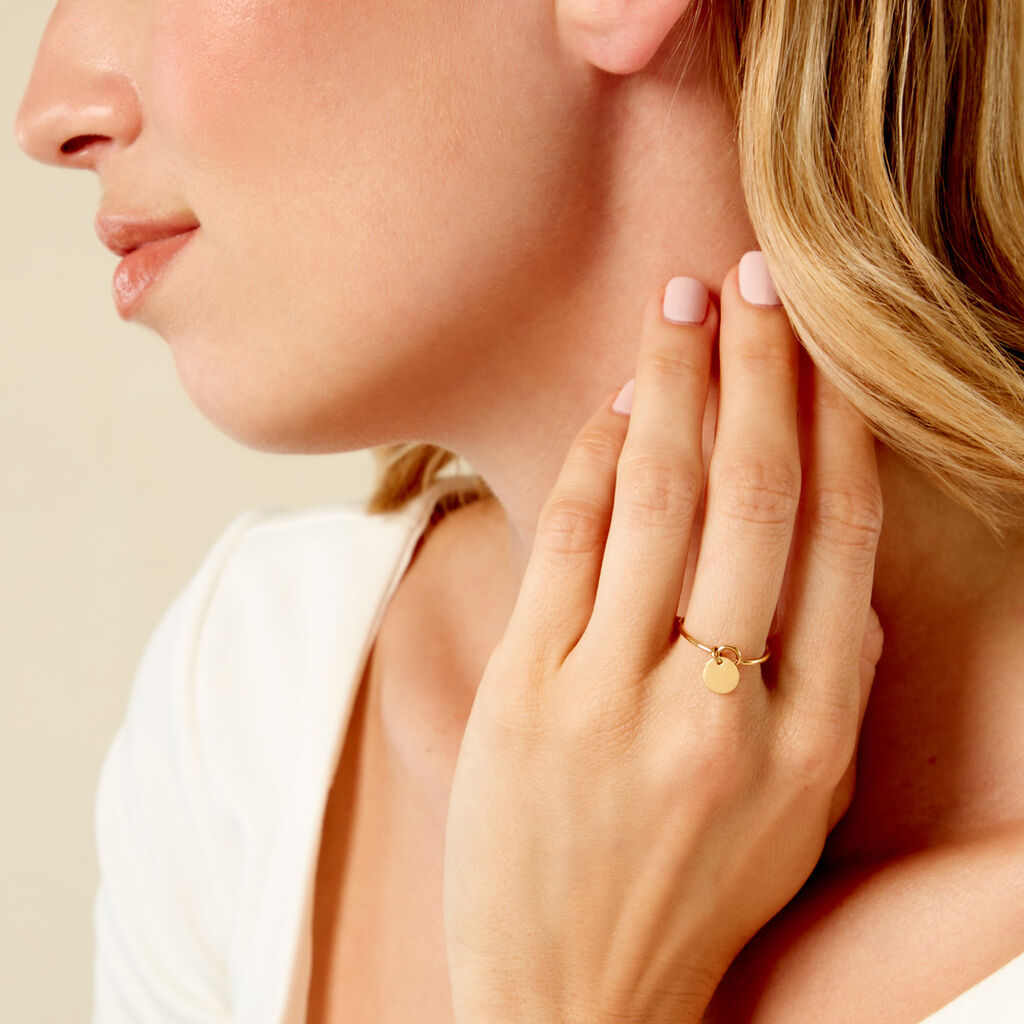 Bague Finesse Acier Jaune - Bagues fantaisie Femme | Histoire d&rsquo;Or