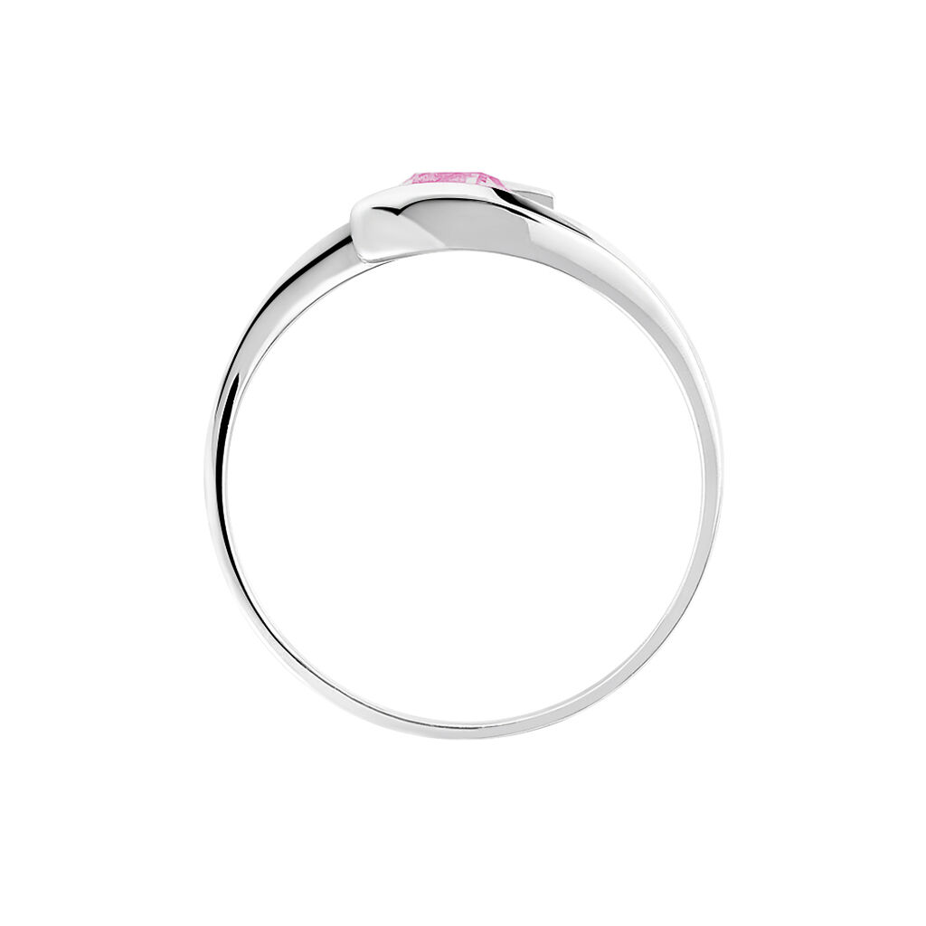 Bague Tiphaine Or Blanc Saphir - Bagues solitaires Femme | Histoire d’Or