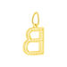 Pendentif Lettre B Or Jaune Oxyde - Pendentifs Famille | Histoire d’Or