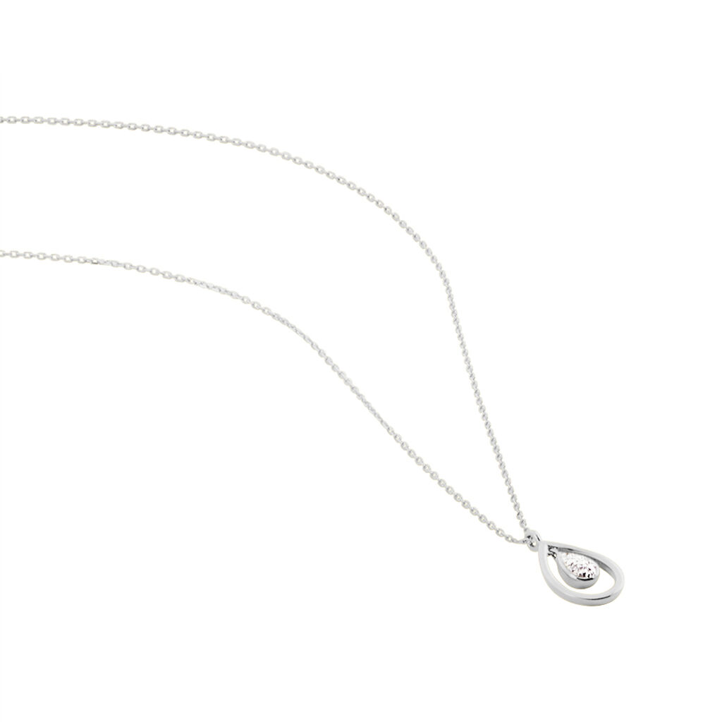 Collier Momaza Or Blanc Diamant - Colliers Femme | Histoire d’Or